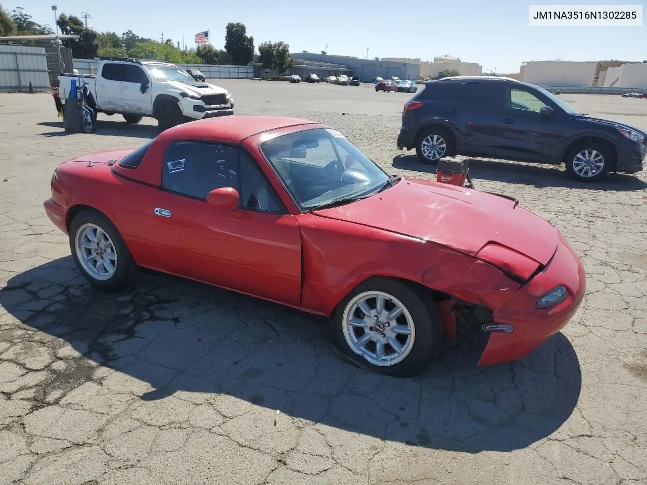 1992 Mazda Mx-5 Miata VIN: JM1NA3516N1302285 Lot: 62033445