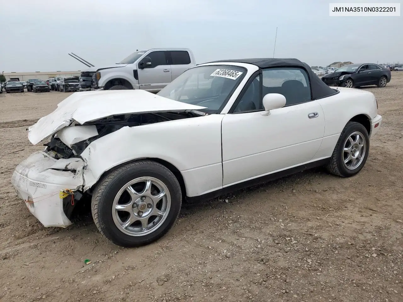 1992 Mazda Mx-5 Miata VIN: JM1NA3510N0322201 Lot: 62368465