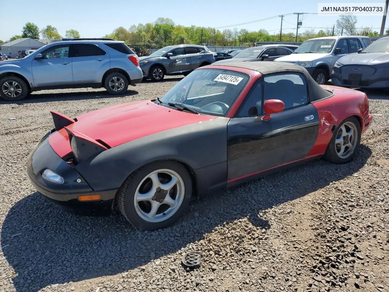 1993 Mazda Mx-5 Miata VIN: JM1NA3517P0403733 Lot: 54947125