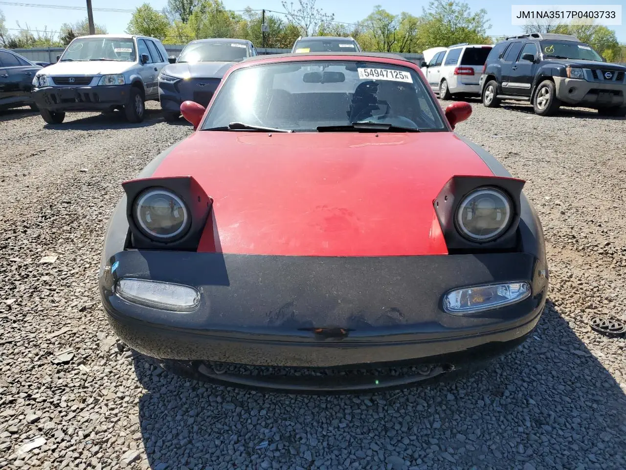 1993 Mazda Mx-5 Miata VIN: JM1NA3517P0403733 Lot: 54947125