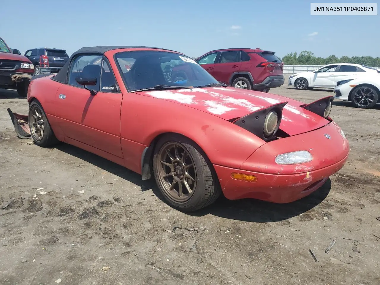 1993 Mazda Mx-5 Miata VIN: JM1NA3511P0406871 Lot: 62239125