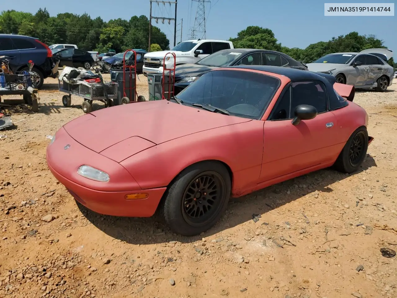 1993 Mazda Mx-5 Miata VIN: JM1NA3519P1414744 Lot: 62888955