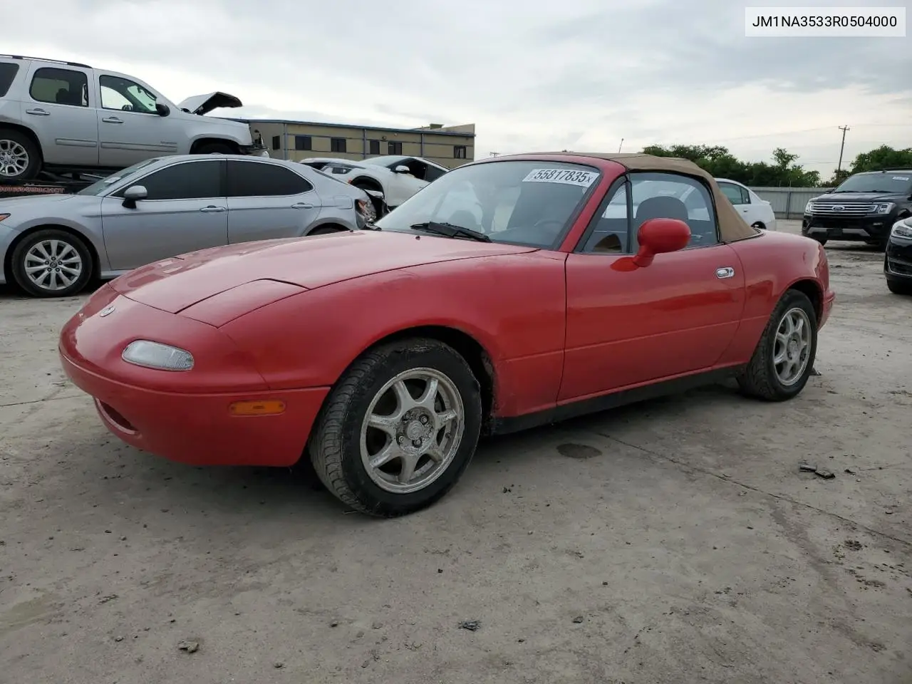 1994 Mazda Mx-5 Miata VIN: JM1NA3533R0504000 Lot: 55817835