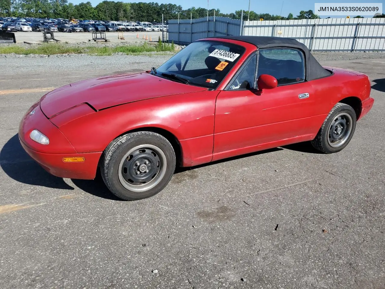 1995 Mazda Mx-5 Miata VIN: JM1NA3533S0620089 Lot: 61436885