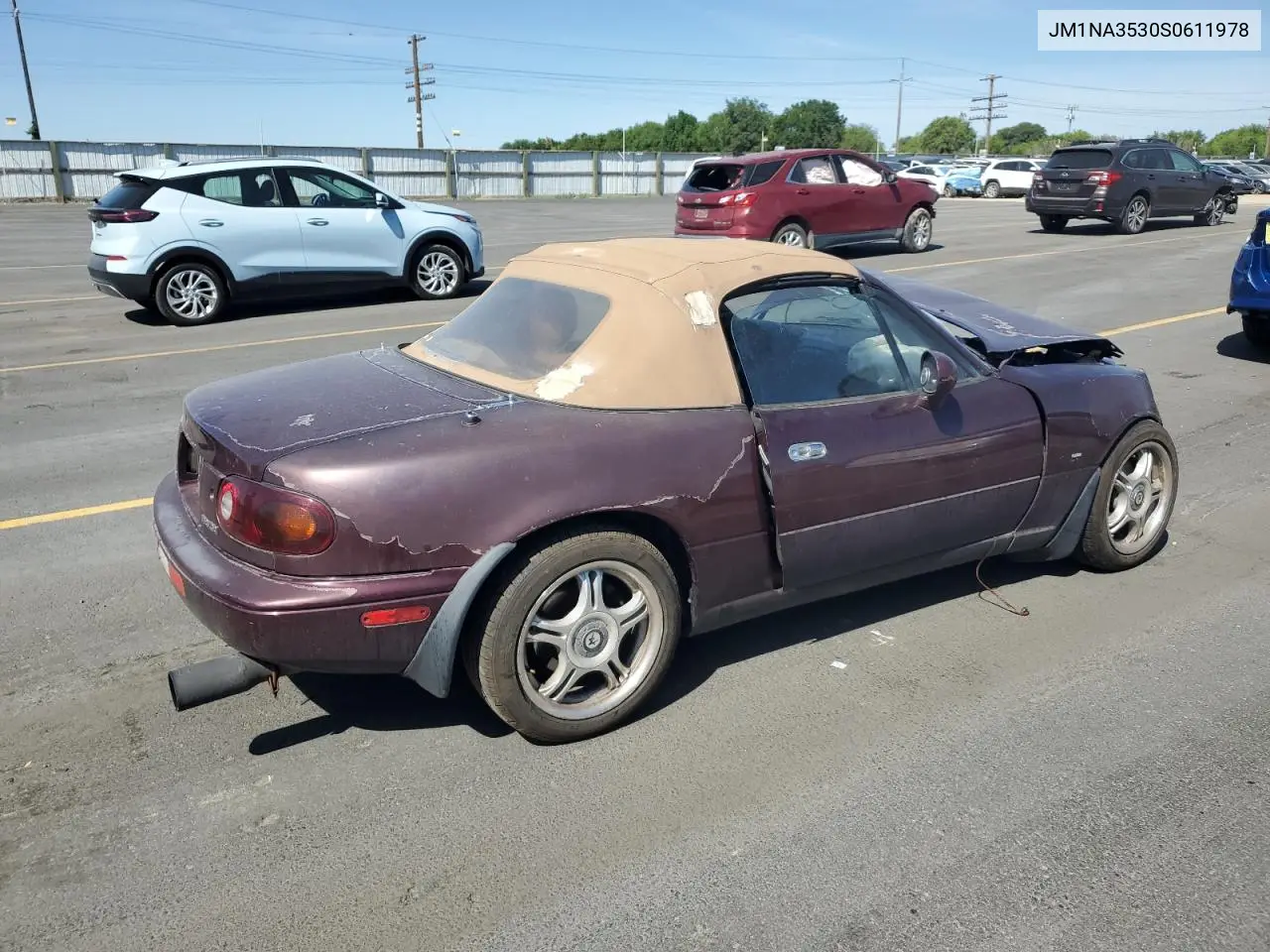 1995 Mazda Mx-5 Miata VIN: JM1NA3530S0611978 Lot: 62780845