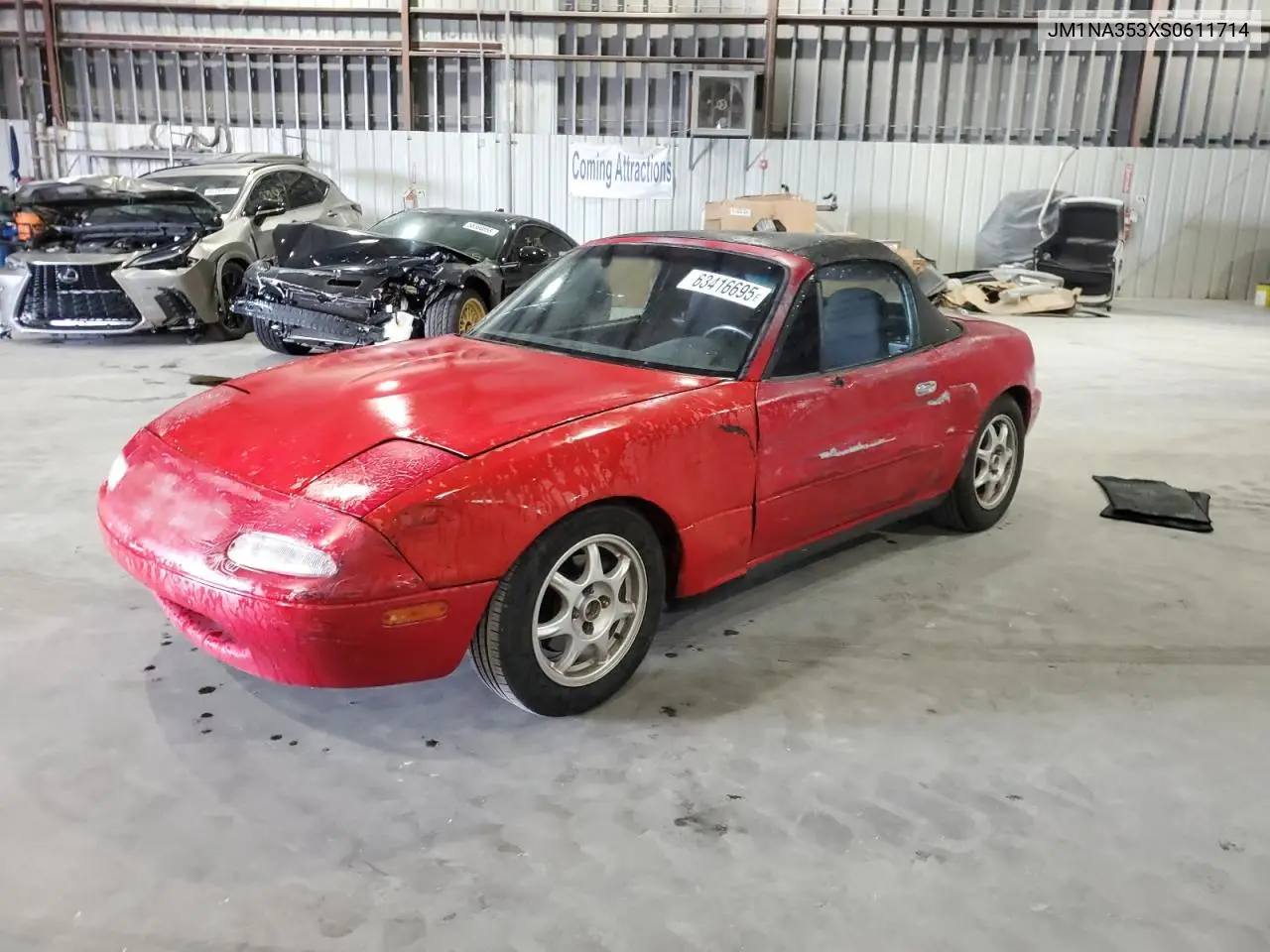 1995 Mazda Mx-5 Miata VIN: JM1NA353XS0611714 Lot: 63416695