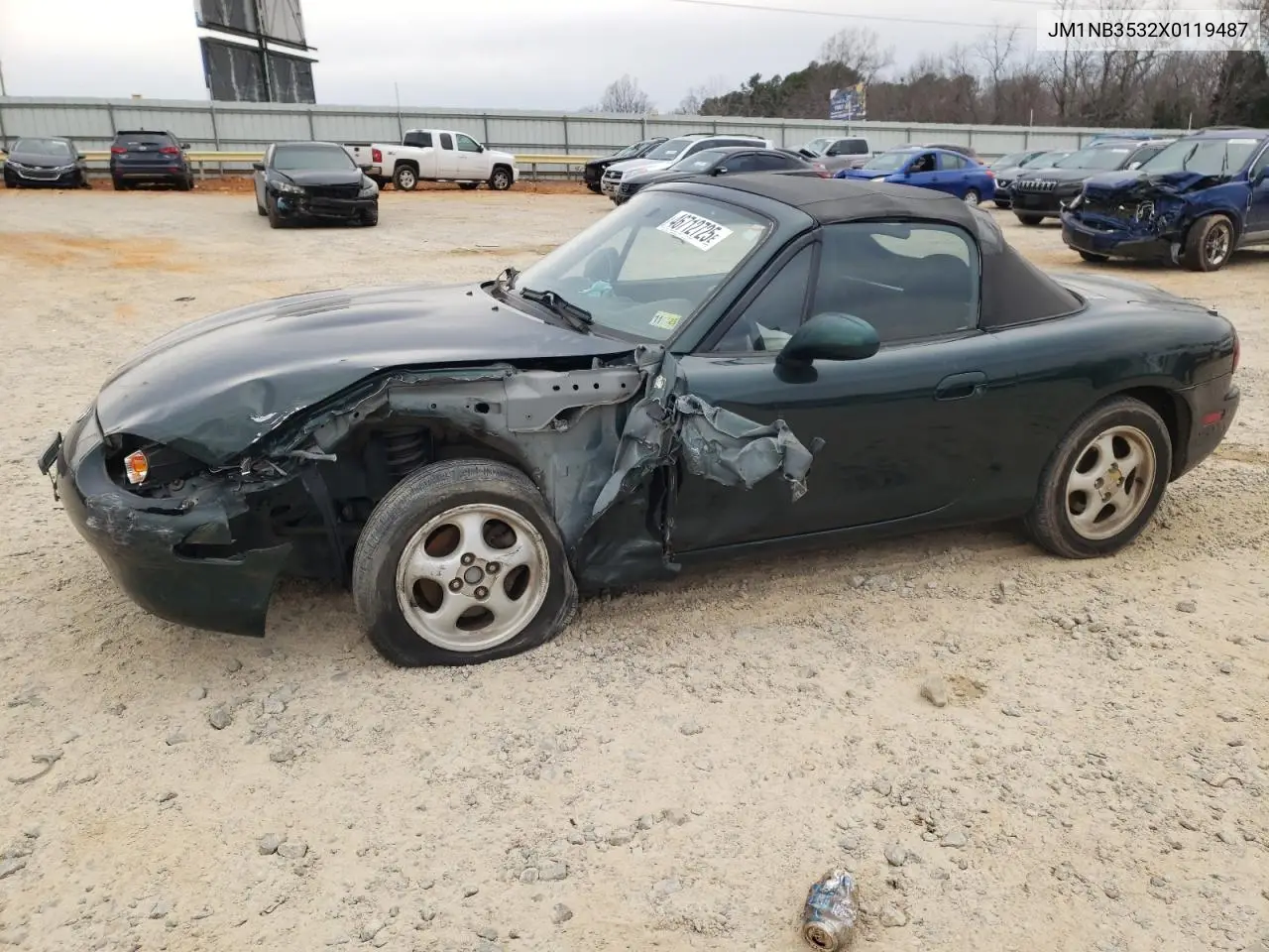 1999 Mazda Mx-5 Miata VIN: JM1NB3532X0119487 Lot: 46712725