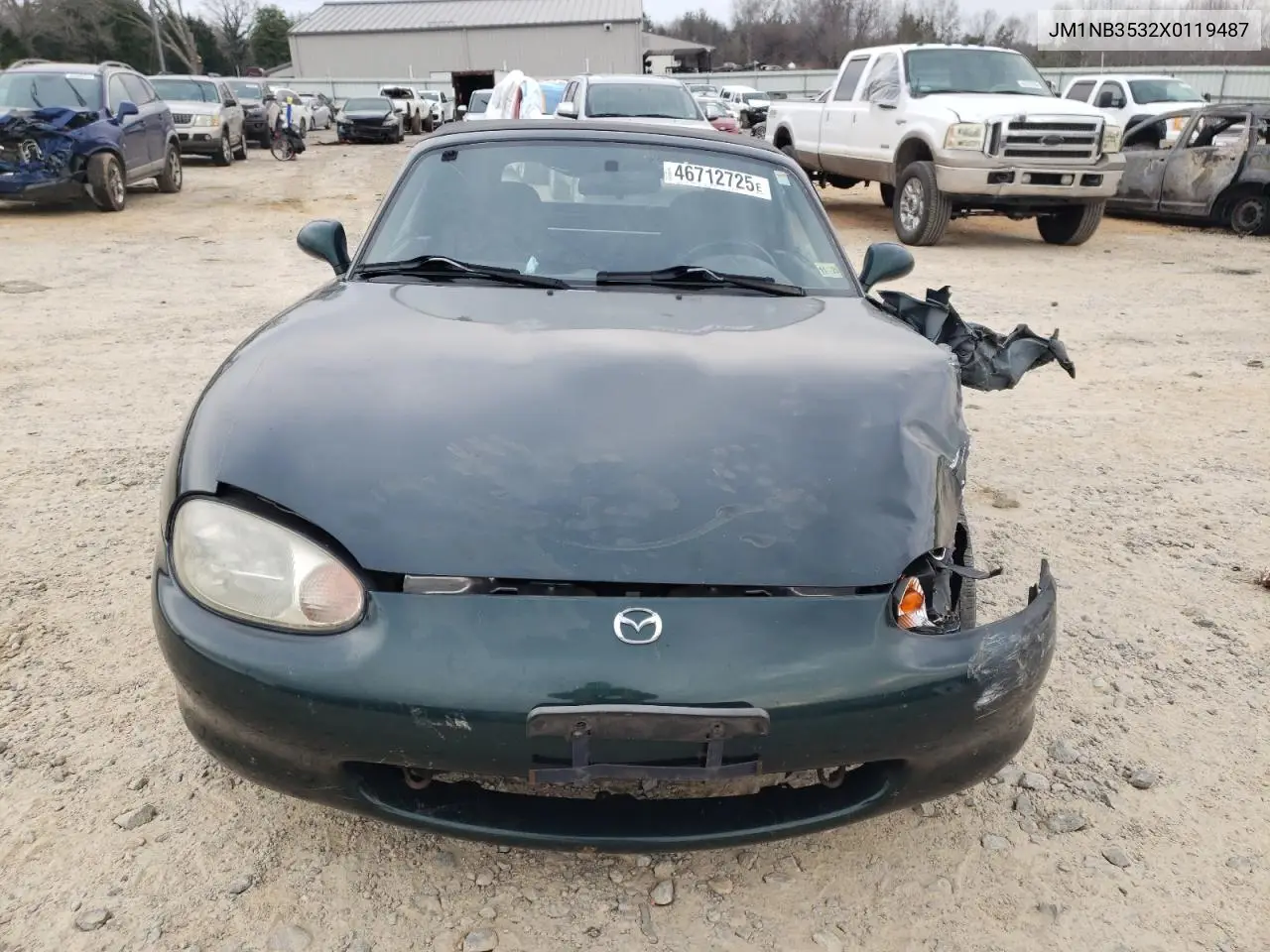 1999 Mazda Mx-5 Miata VIN: JM1NB3532X0119487 Lot: 46712725