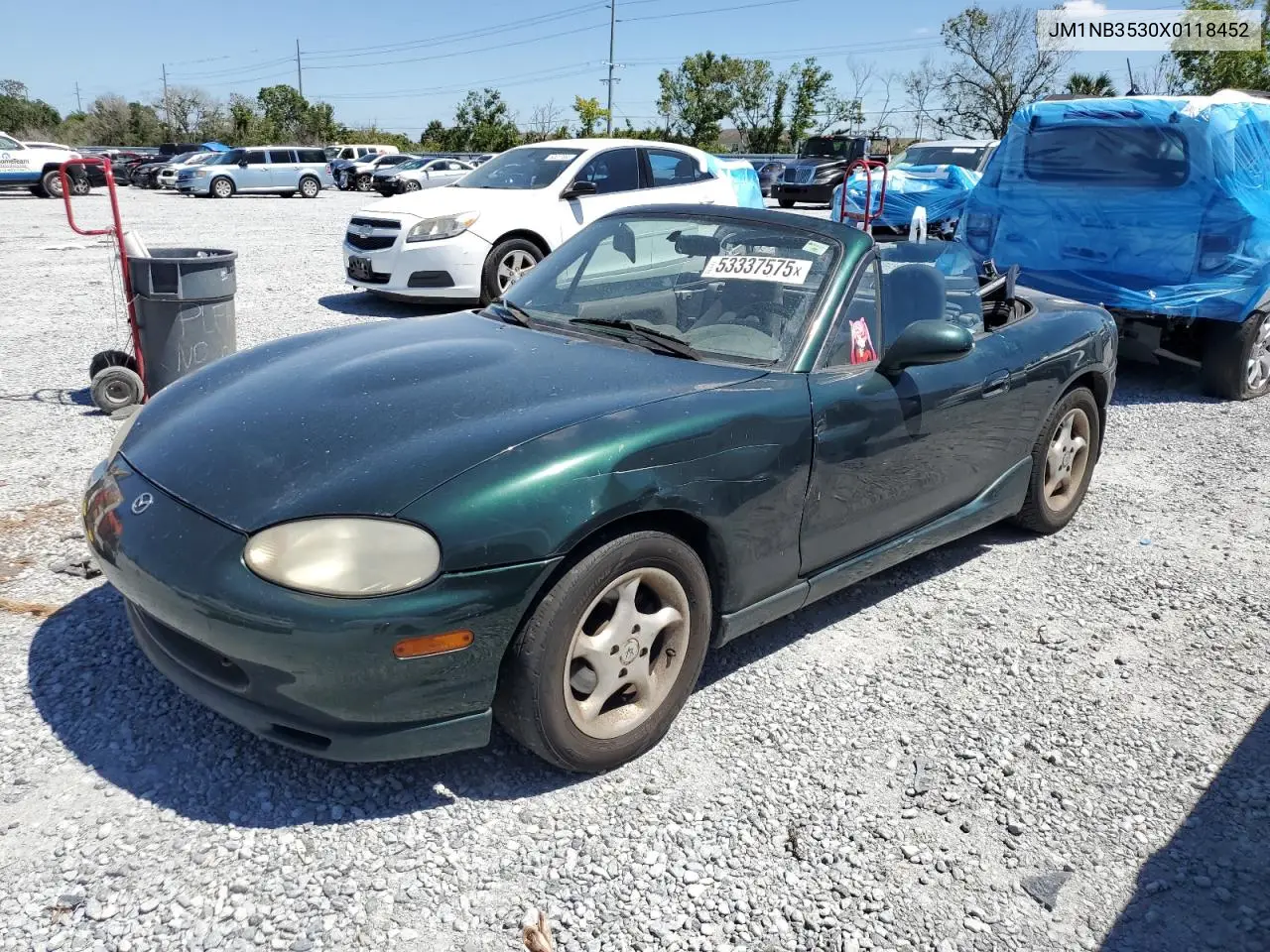 1999 Mazda Mx-5 Miata VIN: JM1NB3530X0118452 Lot: 53337575