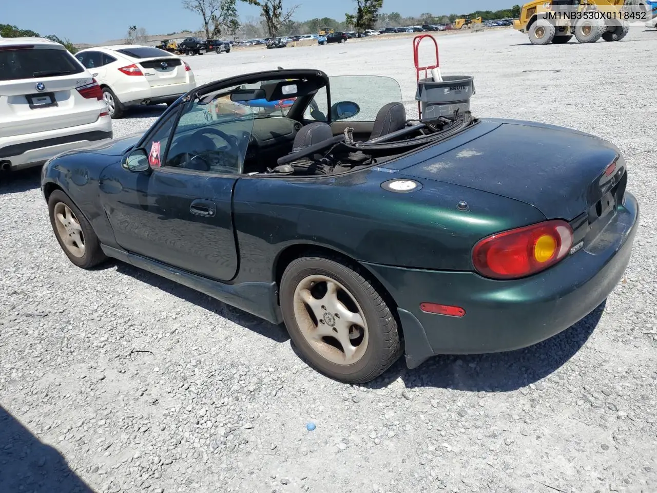 1999 Mazda Mx-5 Miata VIN: JM1NB3530X0118452 Lot: 53337575