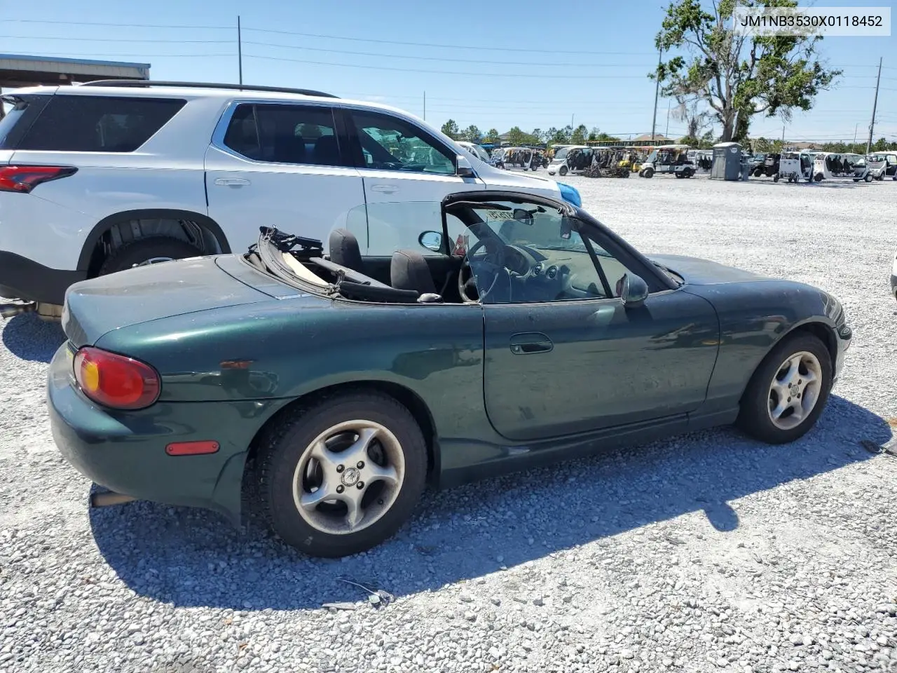 1999 Mazda Mx-5 Miata VIN: JM1NB3530X0118452 Lot: 53337575