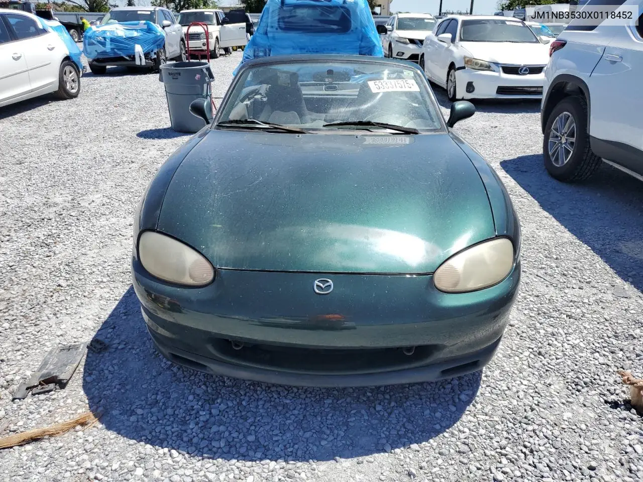 1999 Mazda Mx-5 Miata VIN: JM1NB3530X0118452 Lot: 53337575