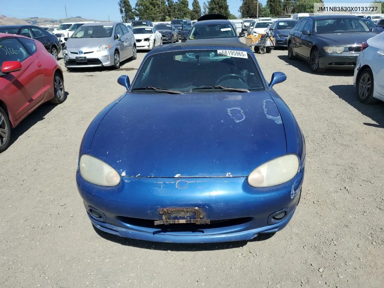 1999 Mazda Mx-5 Miata VIN: JM1NB3530X0133727 Lot: 58195965