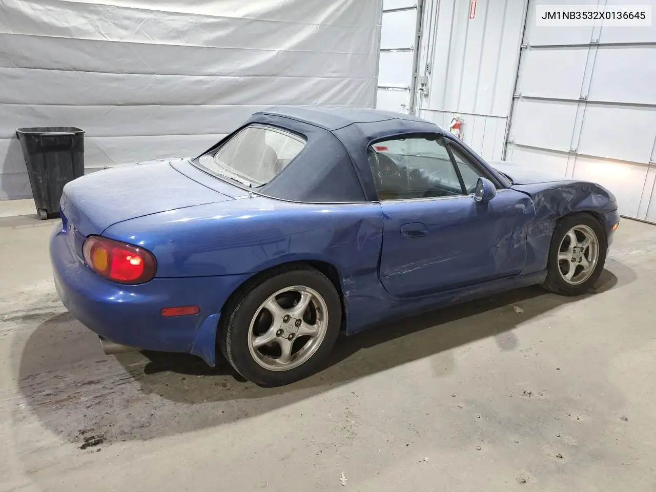 1999 Mazda Mx-5 Miata VIN: JM1NB3532X0136645 Lot: 59480265