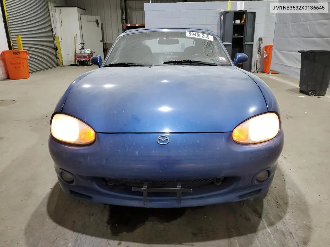1999 Mazda Mx-5 Miata VIN: JM1NB3532X0136645 Lot: 59480265