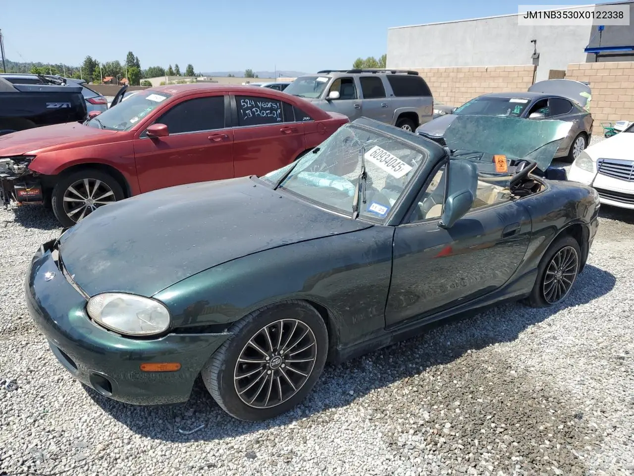 1999 Mazda Mx-5 Miata VIN: JM1NB3530X0122338 Lot: 60934045