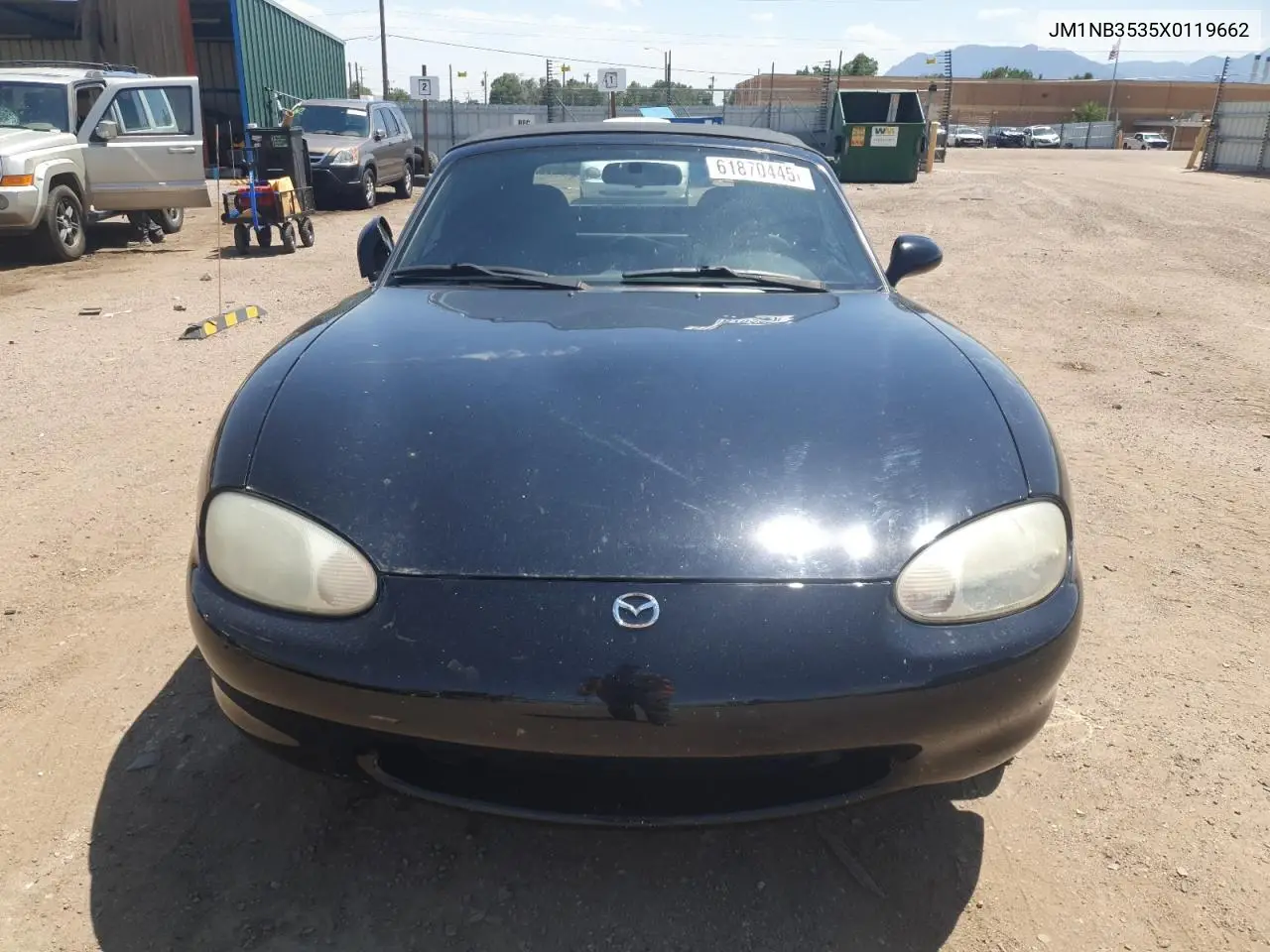1999 Mazda Mx-5 Miata VIN: JM1NB3535X0119662 Lot: 61870445