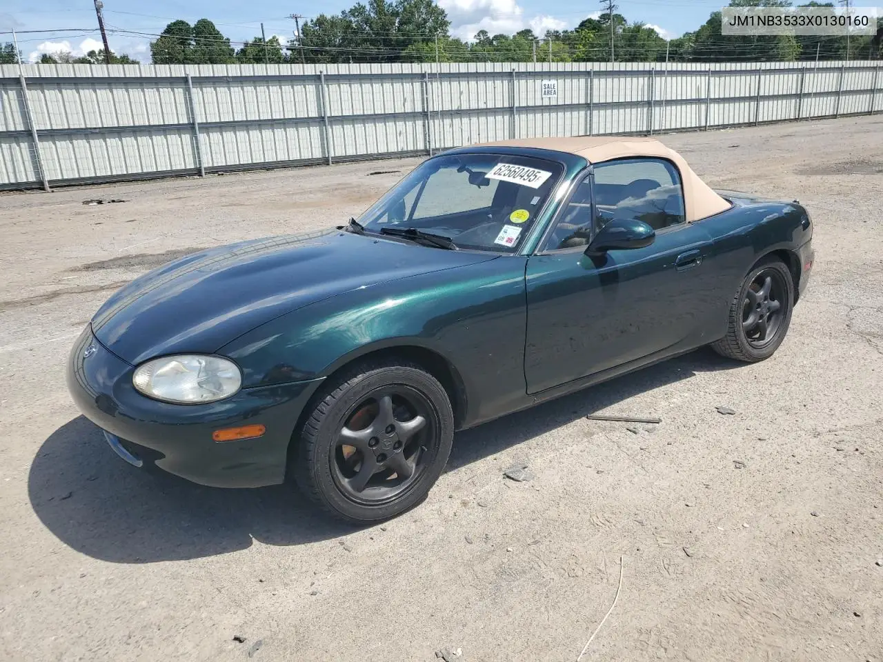 1999 Mazda Mx-5 Miata VIN: JM1NB3533X0130160 Lot: 62560495