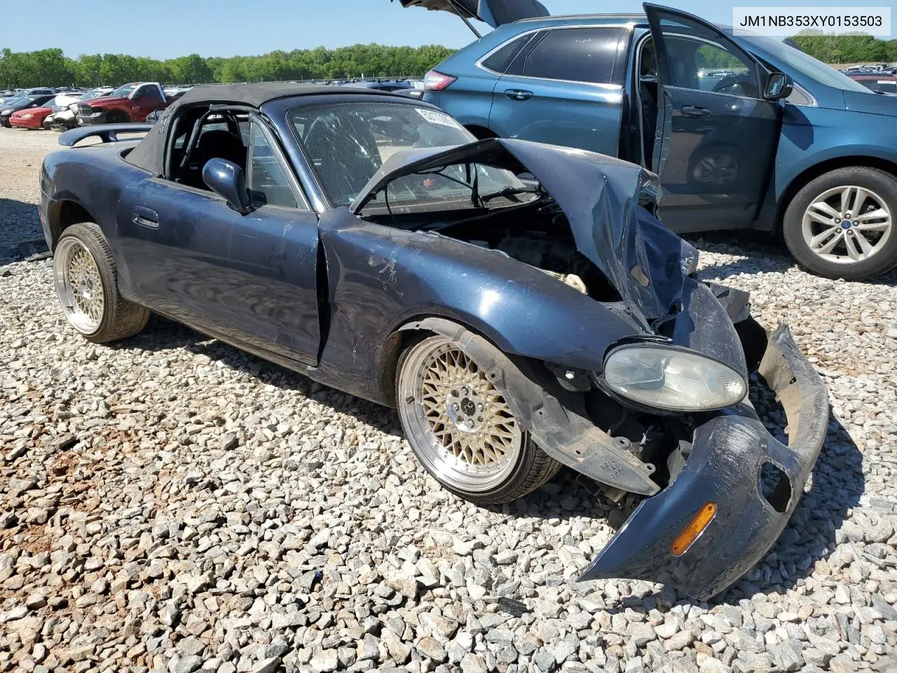 2000 Mazda Mx-5 Miata Base VIN: JM1NB353XY0153503 Lot: 53173085
