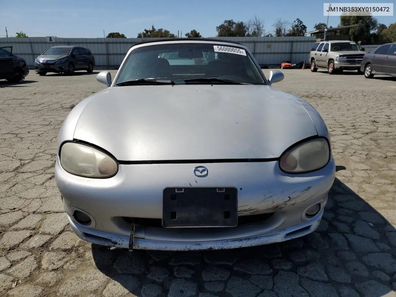 2000 Mazda Mx-5 Miata Base VIN: JM1NB353XY0150472 Lot: 56000055