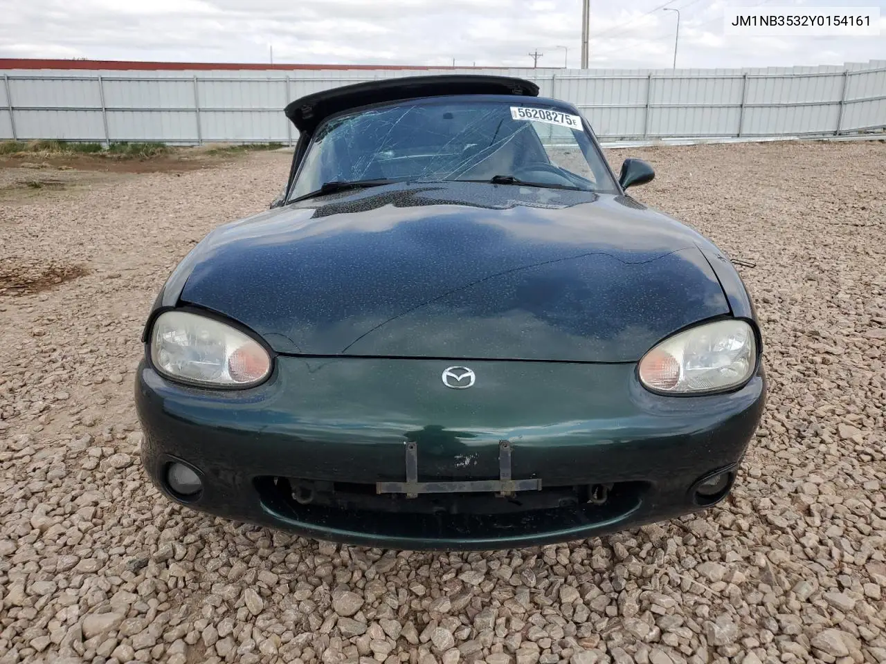 2000 Mazda Mx-5 Miata Base VIN: JM1NB3532Y0154161 Lot: 56208275