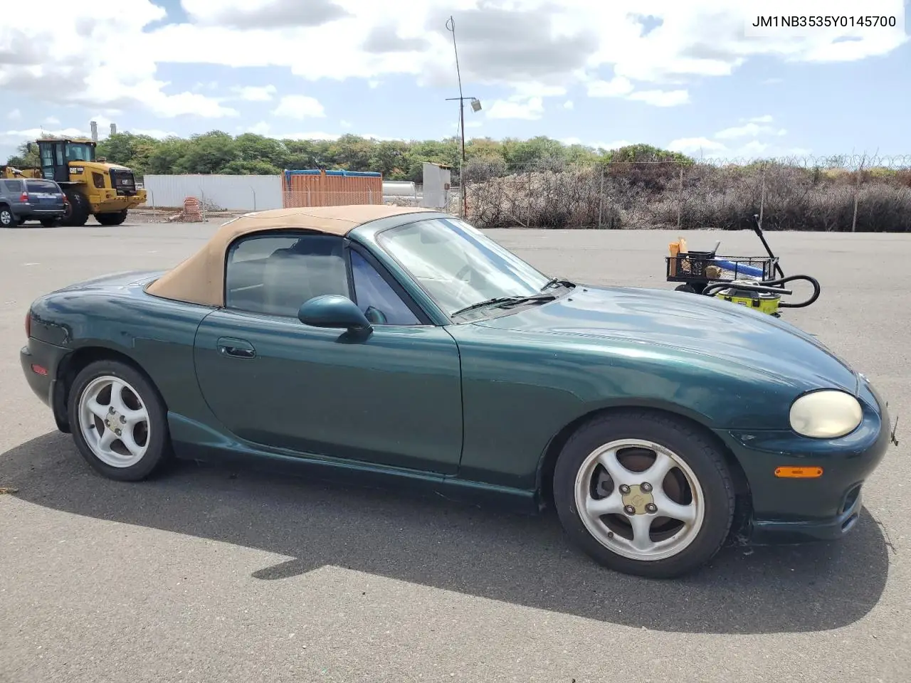 2000 Mazda Mx-5 Miata Base VIN: JM1NB3535Y0145700 Lot: 59627165