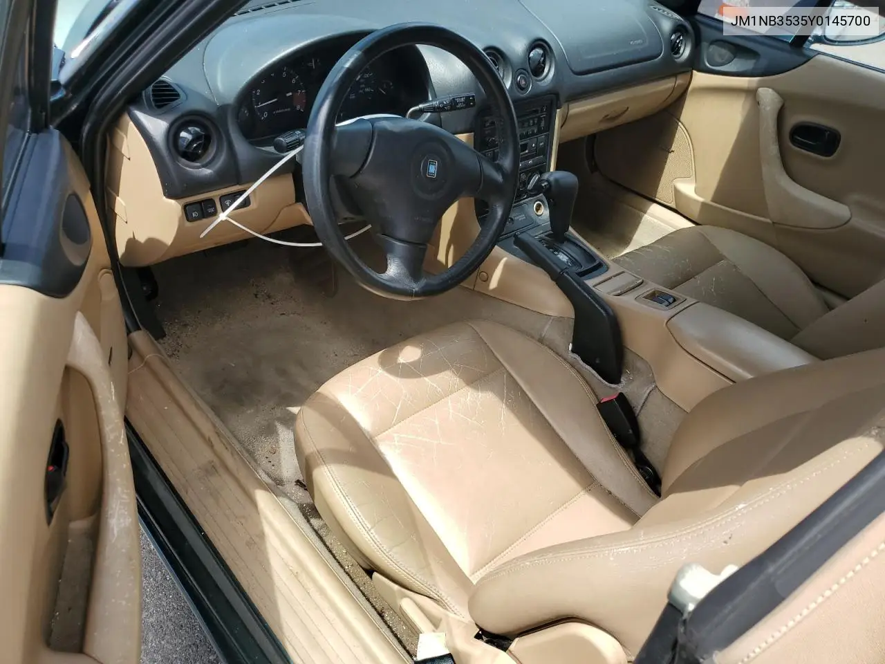 2000 Mazda Mx-5 Miata Base VIN: JM1NB3535Y0145700 Lot: 59627165