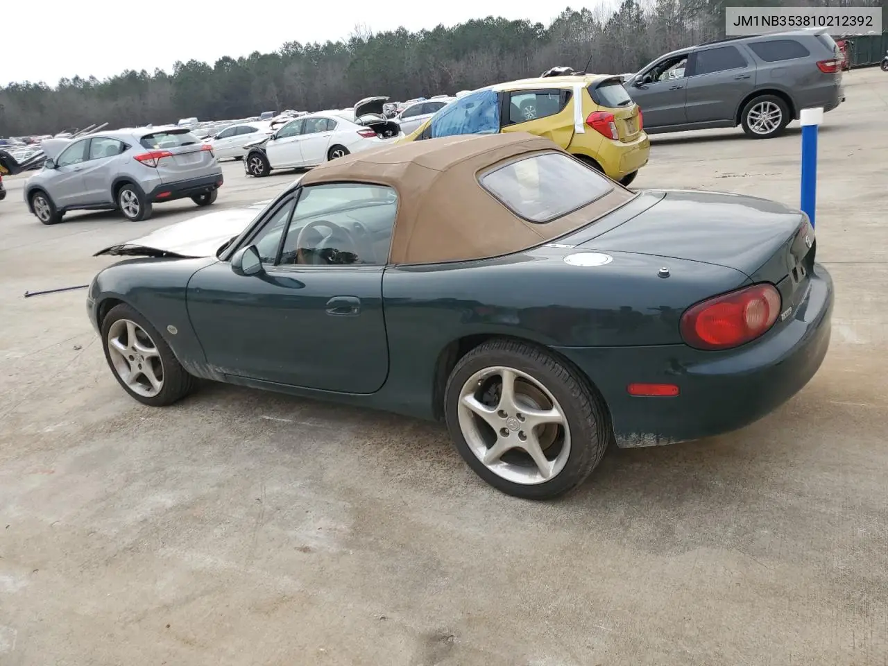 2001 Mazda Mx-5 Miata Base VIN: JM1NB353810212392 Lot: 44398295