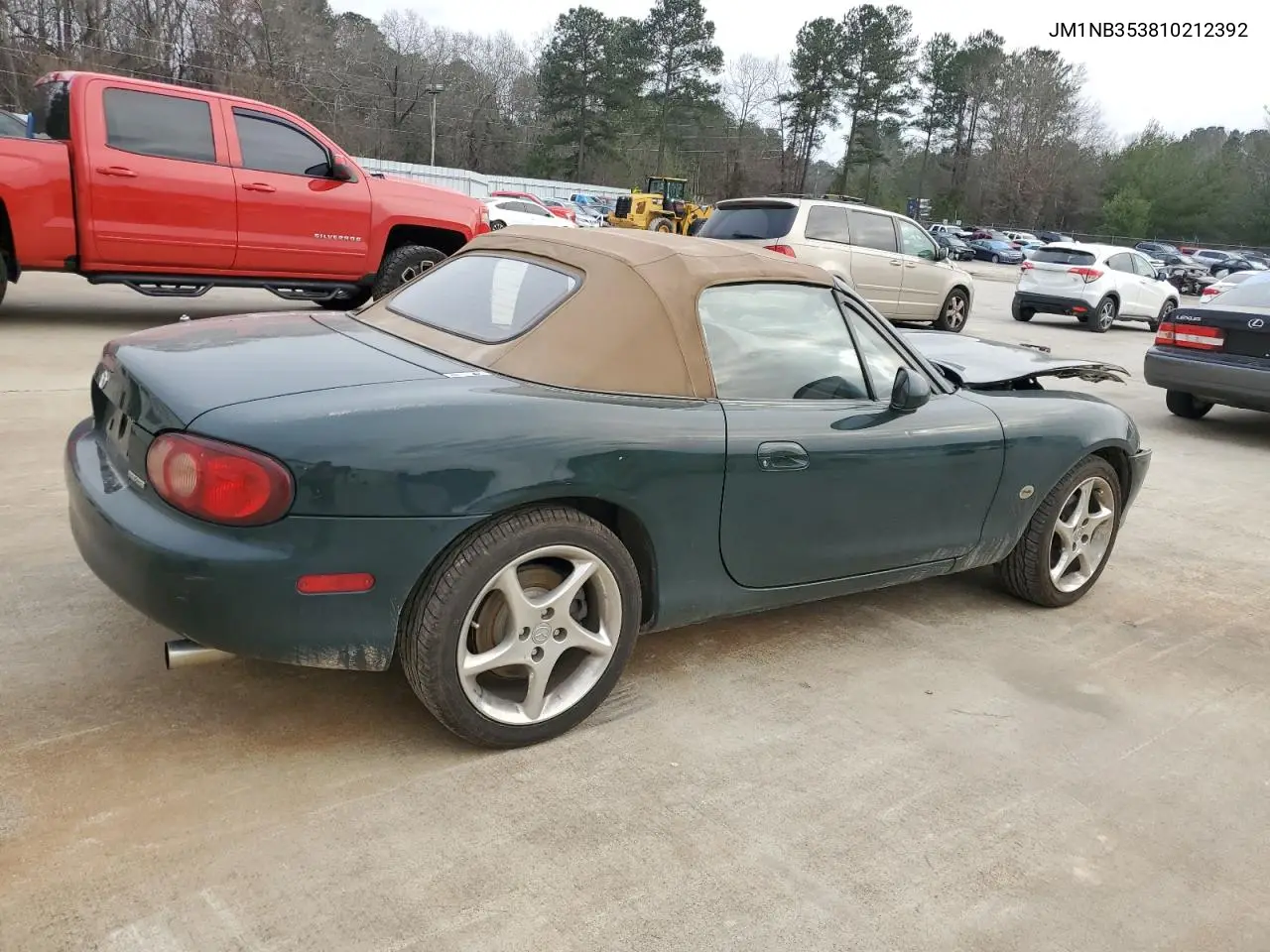 2001 Mazda Mx-5 Miata Base VIN: JM1NB353810212392 Lot: 44398295