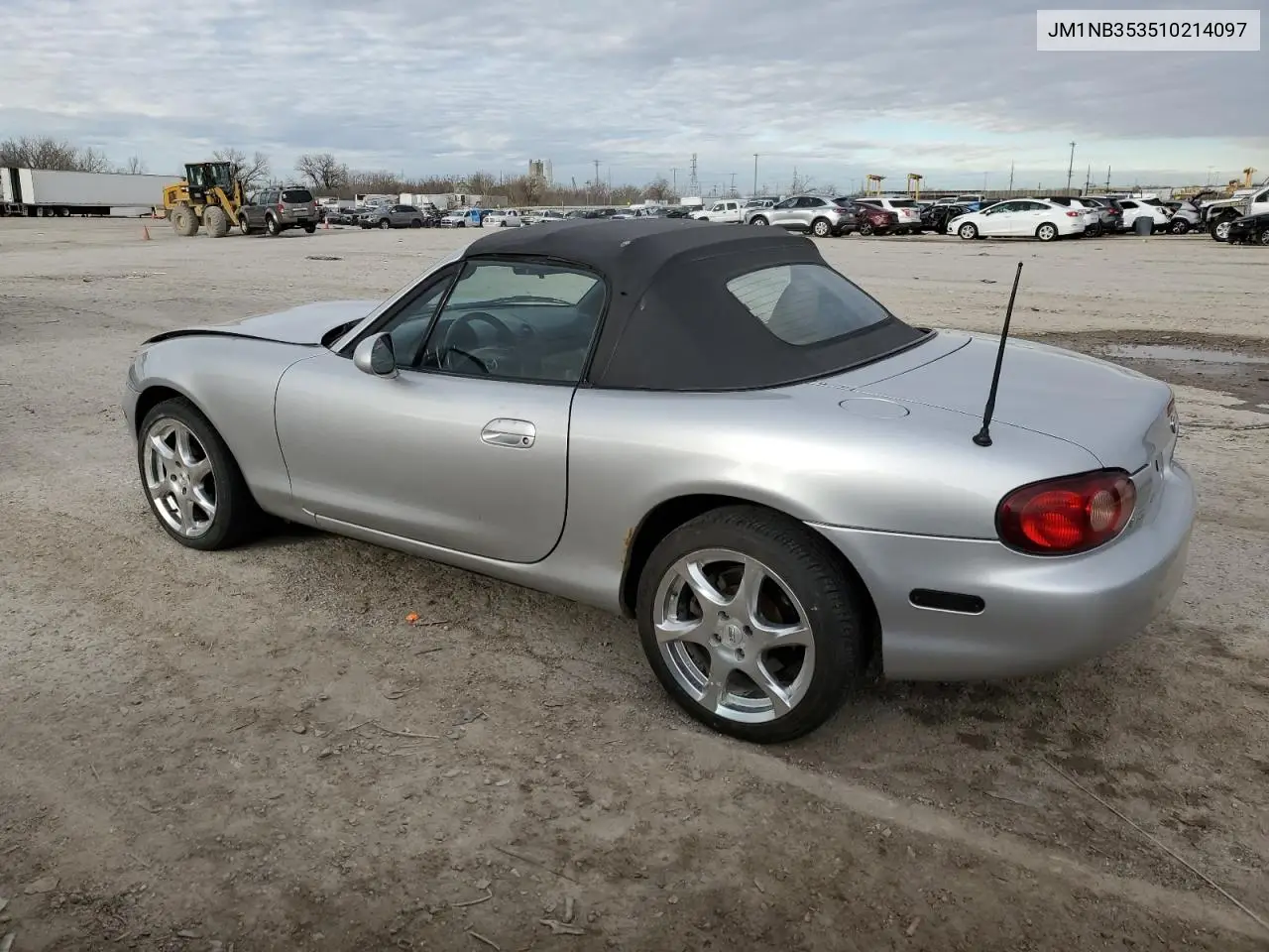 2001 Mazda Mx-5 Miata Base VIN: JM1NB353510214097 Lot: 50306595