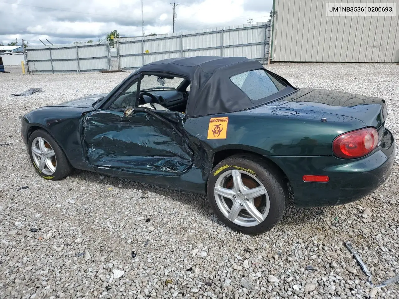 2001 Mazda Mx-5 Miata Base VIN: JM1NB353610200693 Lot: 55385725