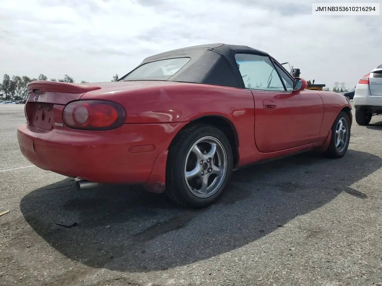 2001 Mazda Mx-5 Miata Base VIN: JM1NB353610216294 Lot: 56714505