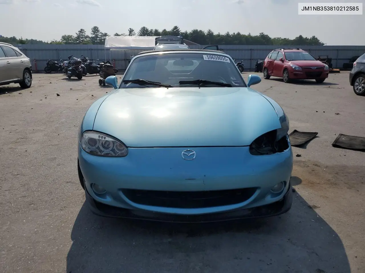 2001 Mazda Mx-5 Miata Base VIN: JM1NB353810212585 Lot: 59659055
