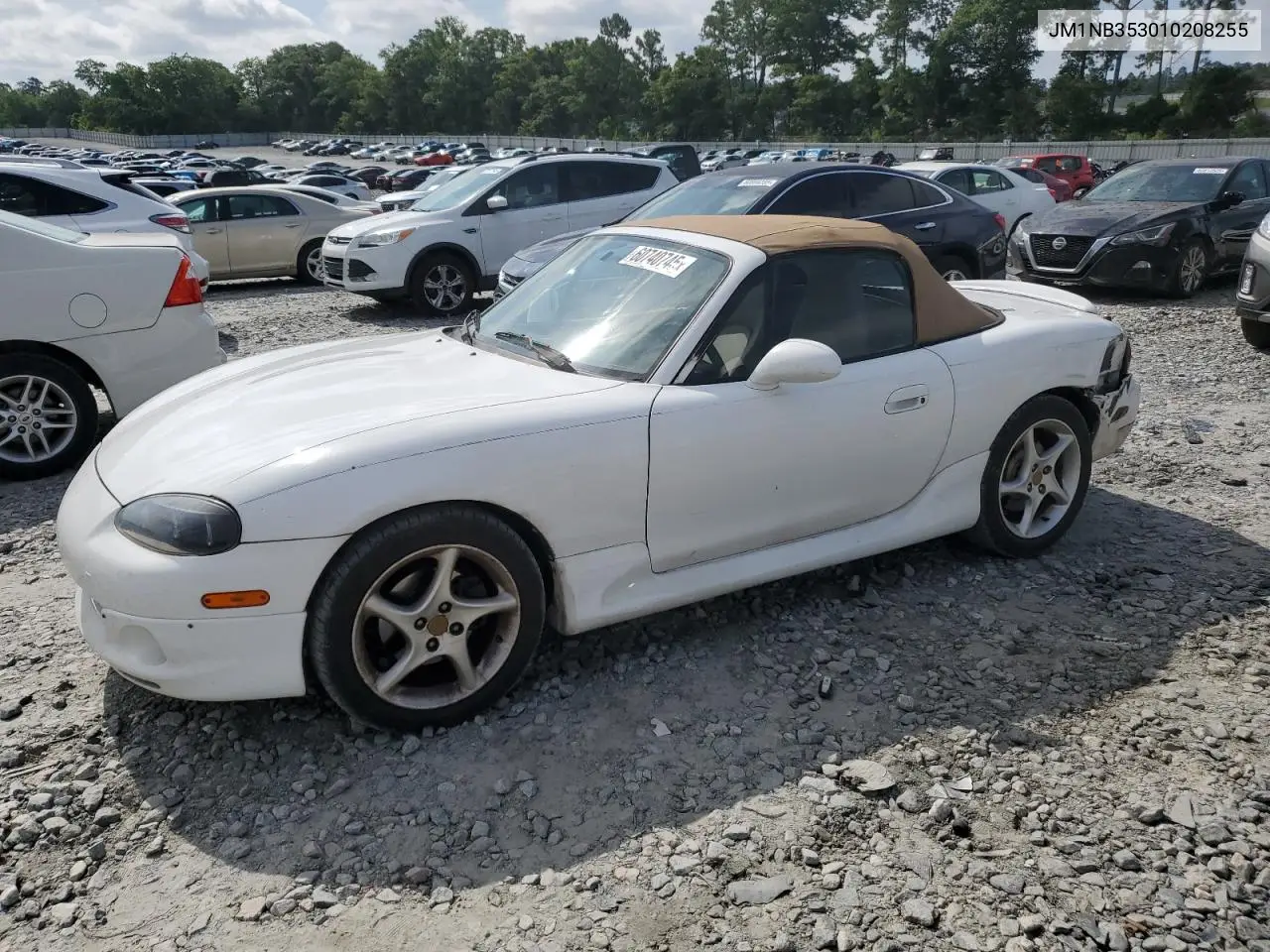 2001 Mazda Mx-5 Miata Base VIN: JM1NB353010208255 Lot: 60740745
