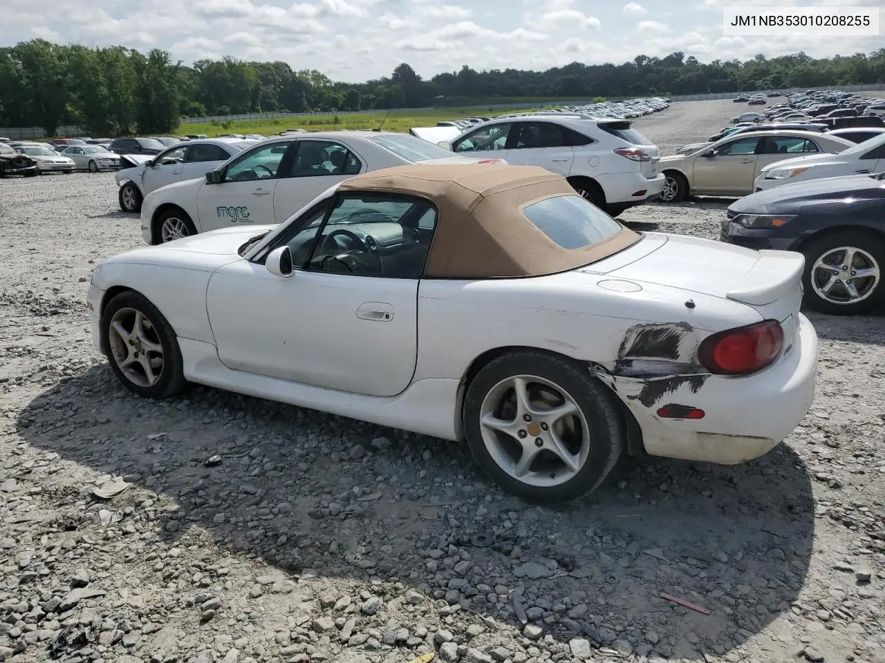 2001 Mazda Mx-5 Miata Base VIN: JM1NB353010208255 Lot: 60740745