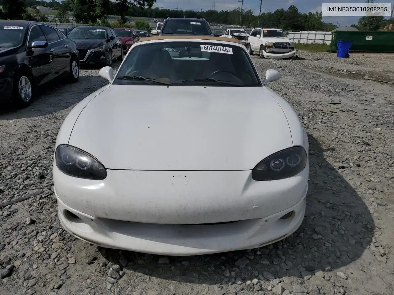 2001 Mazda Mx-5 Miata Base VIN: JM1NB353010208255 Lot: 60740745