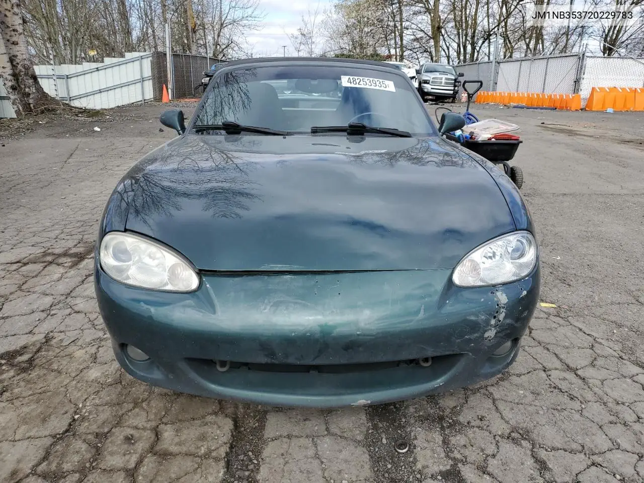 2002 Mazda Mx-5 Miata Base VIN: JM1NB353720229783 Lot: 48253935