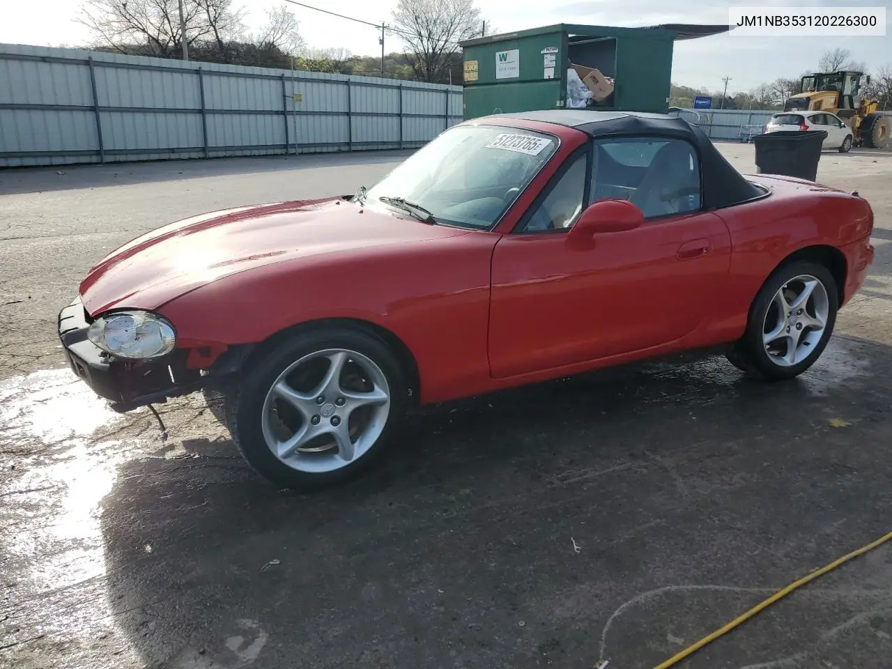 2002 Mazda Mx-5 Miata Base VIN: JM1NB353120226300 Lot: 51273765