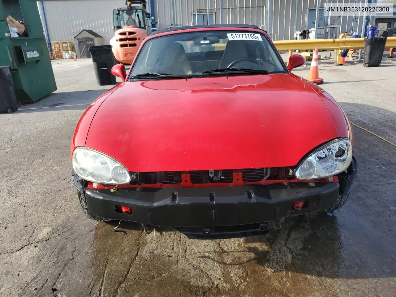 2002 Mazda Mx-5 Miata Base VIN: JM1NB353120226300 Lot: 51273765