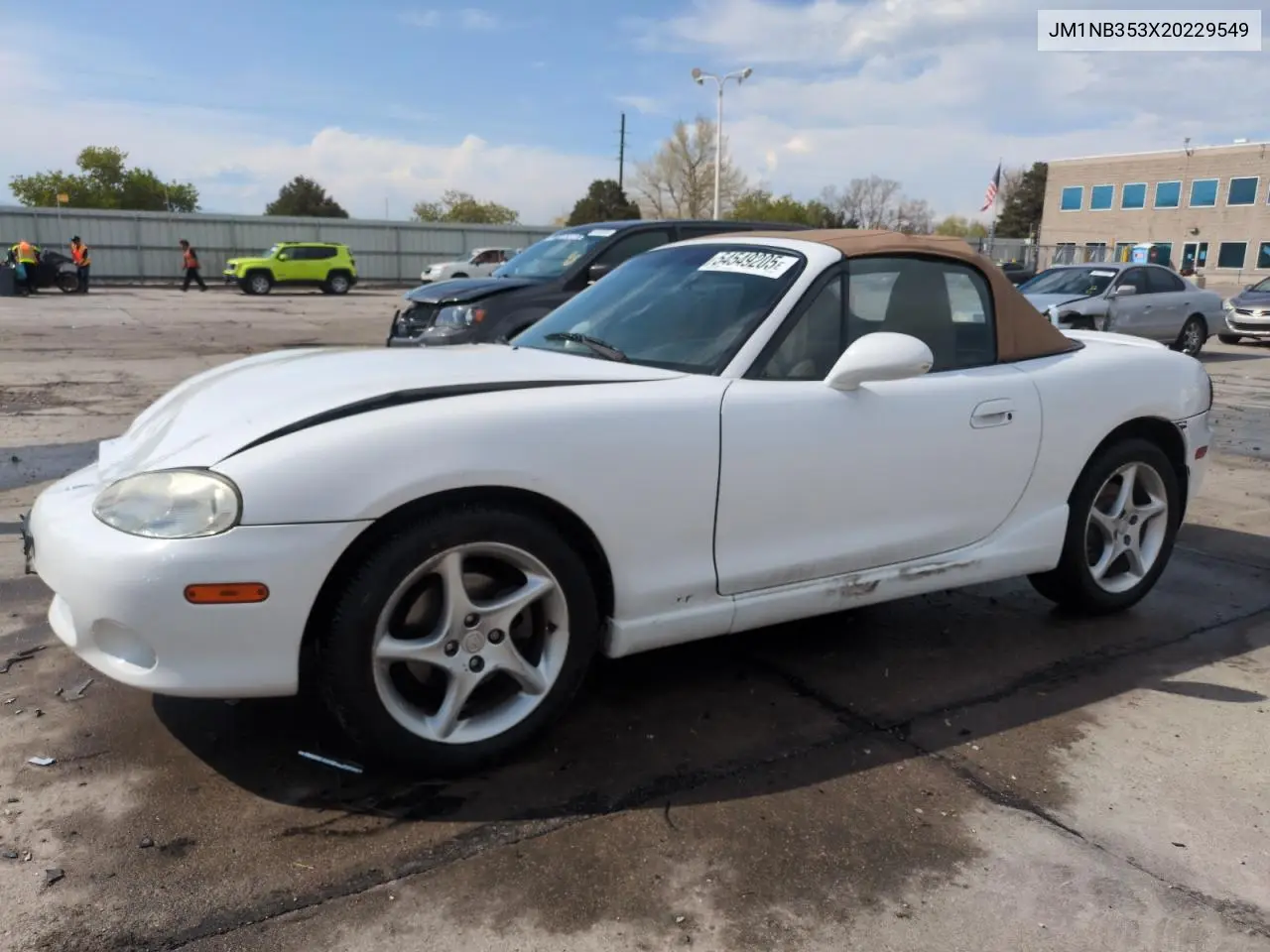 2002 Mazda Mx-5 Miata Base VIN: JM1NB353X20229549 Lot: 54549205