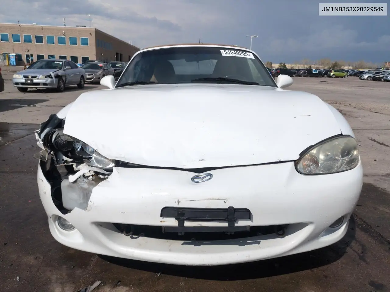 2002 Mazda Mx-5 Miata Base VIN: JM1NB353X20229549 Lot: 54549205