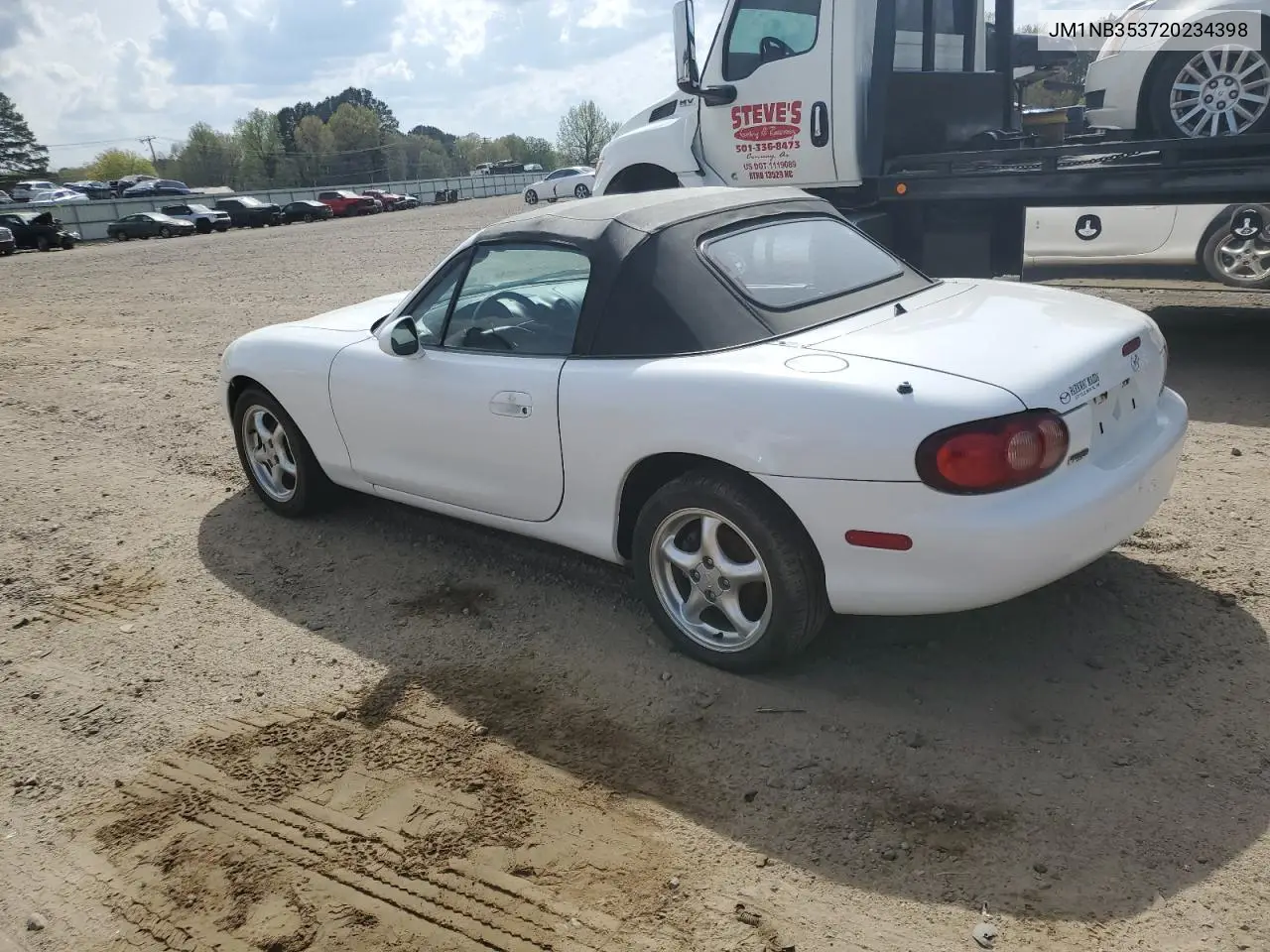 2002 Mazda Mx-5 Miata Base VIN: JM1NB353720234398 Lot: 60597235