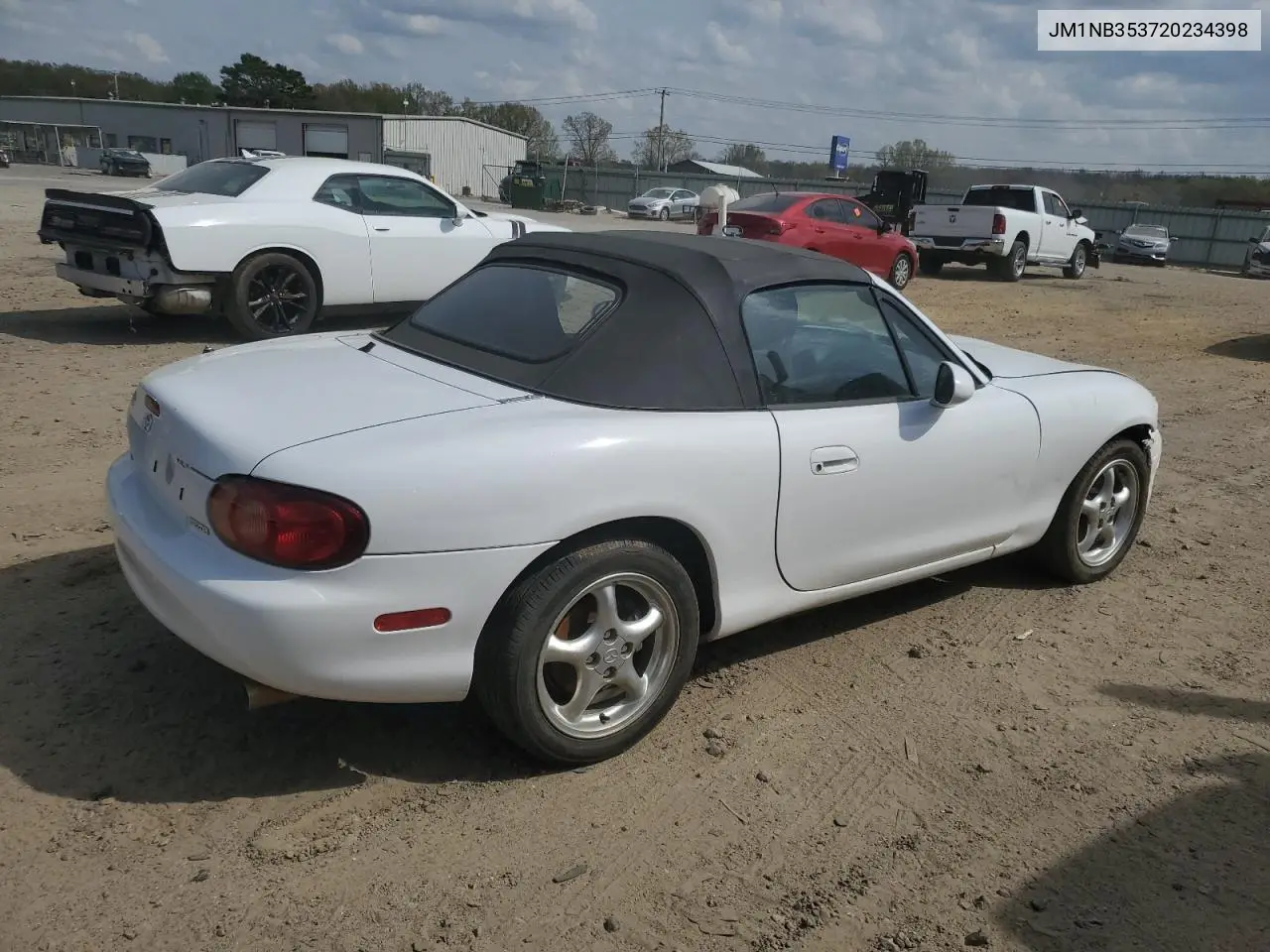 2002 Mazda Mx-5 Miata Base VIN: JM1NB353720234398 Lot: 60597235