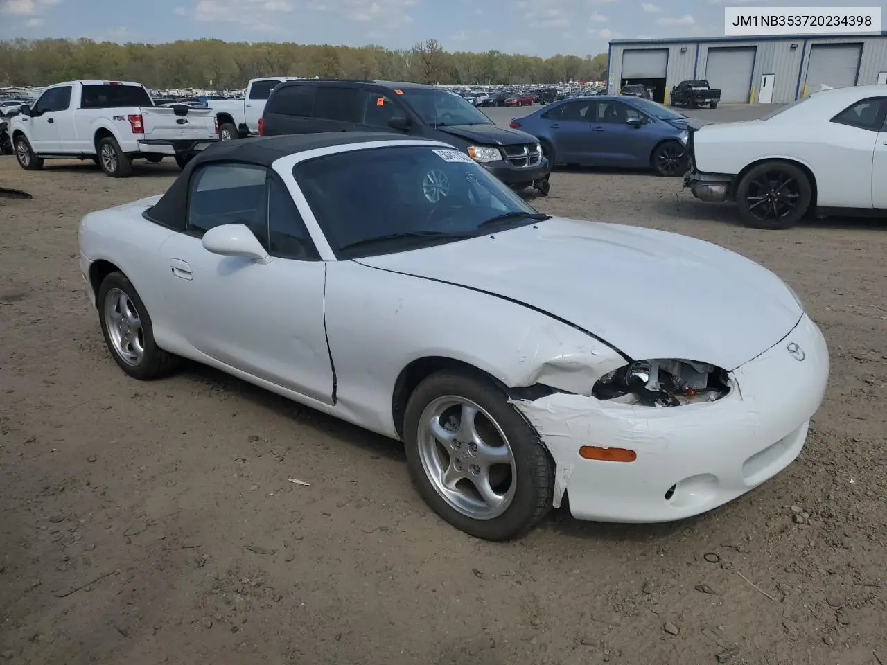 2002 Mazda Mx-5 Miata Base VIN: JM1NB353720234398 Lot: 60597235