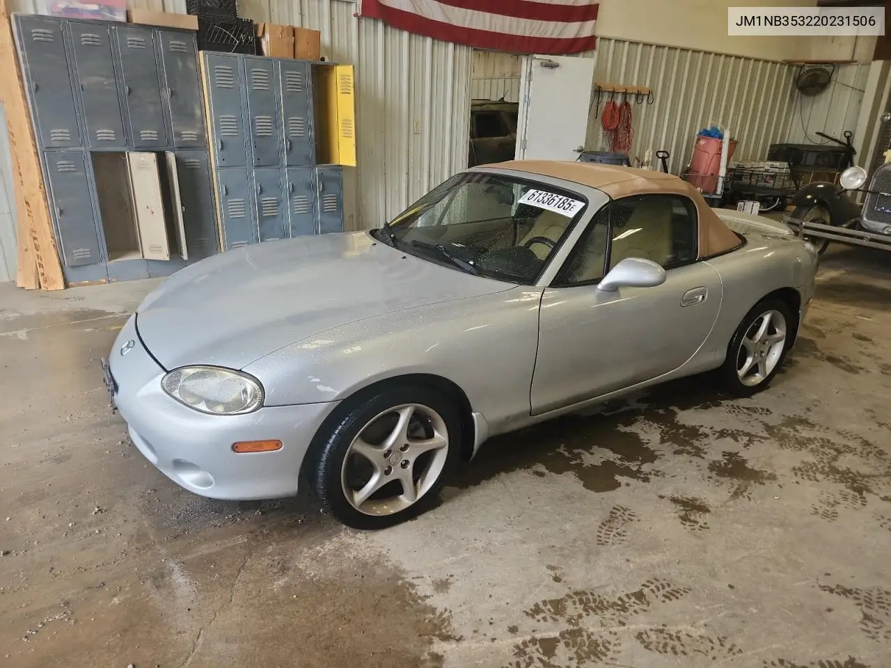 2002 Mazda Mx-5 Miata Base VIN: JM1NB353220231506 Lot: 61336185