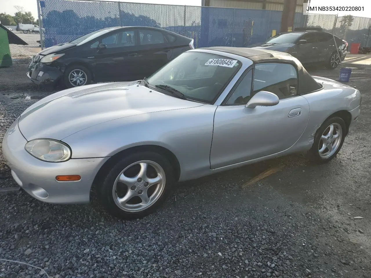 2002 Mazda Mx-5 Miata Base VIN: JM1NB353420220801 Lot: 61808645