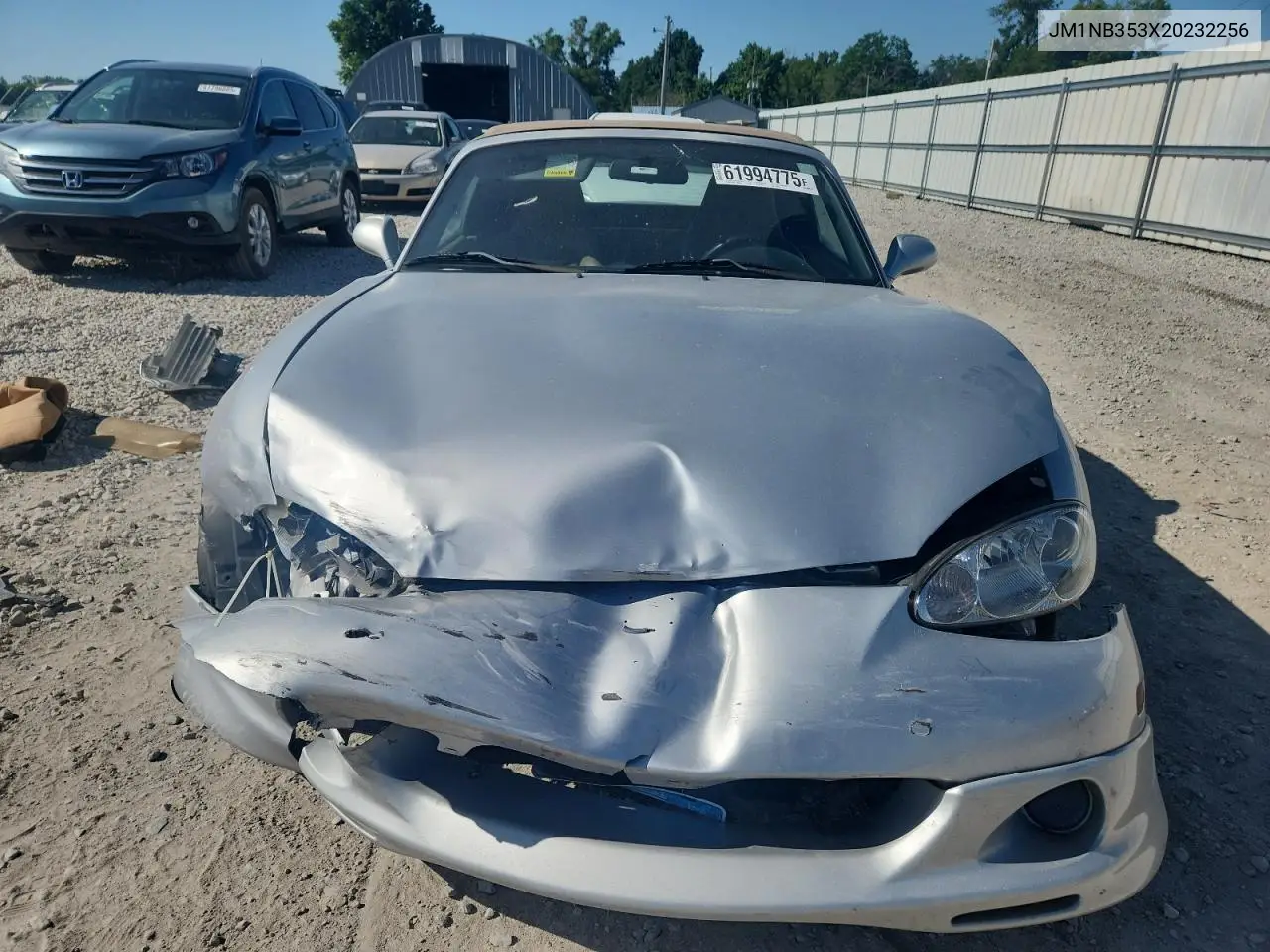2002 Mazda Mx-5 Miata Base VIN: JM1NB353X20232256 Lot: 61994775