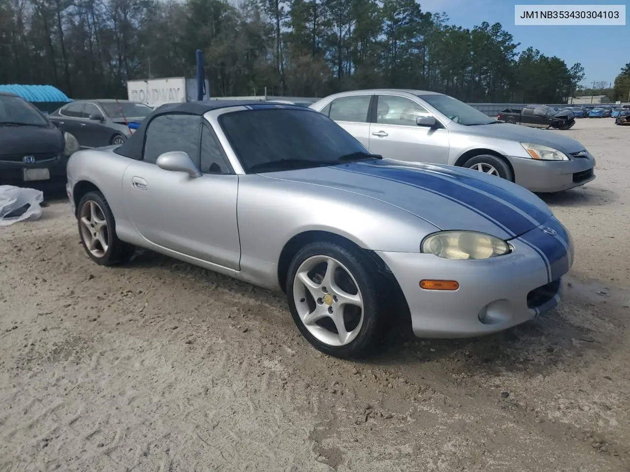2003 Mazda Mx-5 Miata Base VIN: JM1NB353430304103 Lot: 50574245