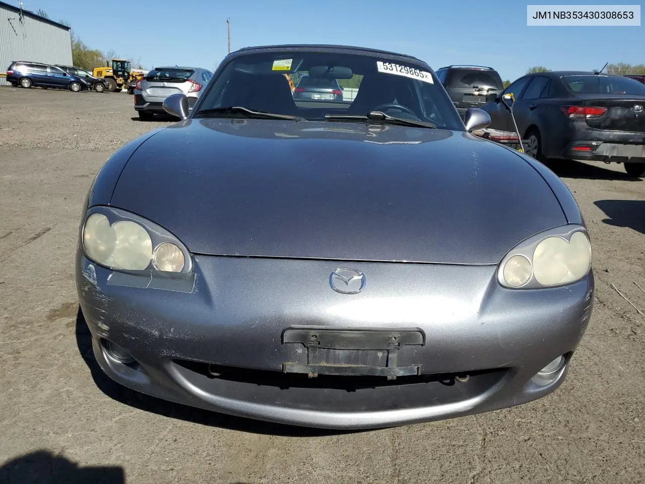 2003 Mazda Mx-5 Miata Base VIN: JM1NB353430308653 Lot: 53129865