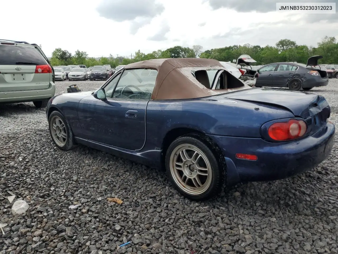 2003 Mazda Mx-5 Miata Base VIN: JM1NB353230312023 Lot: 53968875